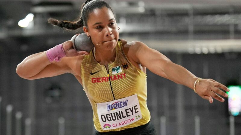 Leichtathletik: Im zweiten Anlauf: Ogunleye bei Hallen-EM im Finale dabei