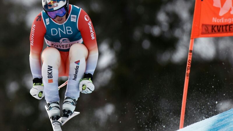 Alpiner Ski-Weltcup: Entscheidung vertagt: von Allmen gewinnt zweite Abfahrt