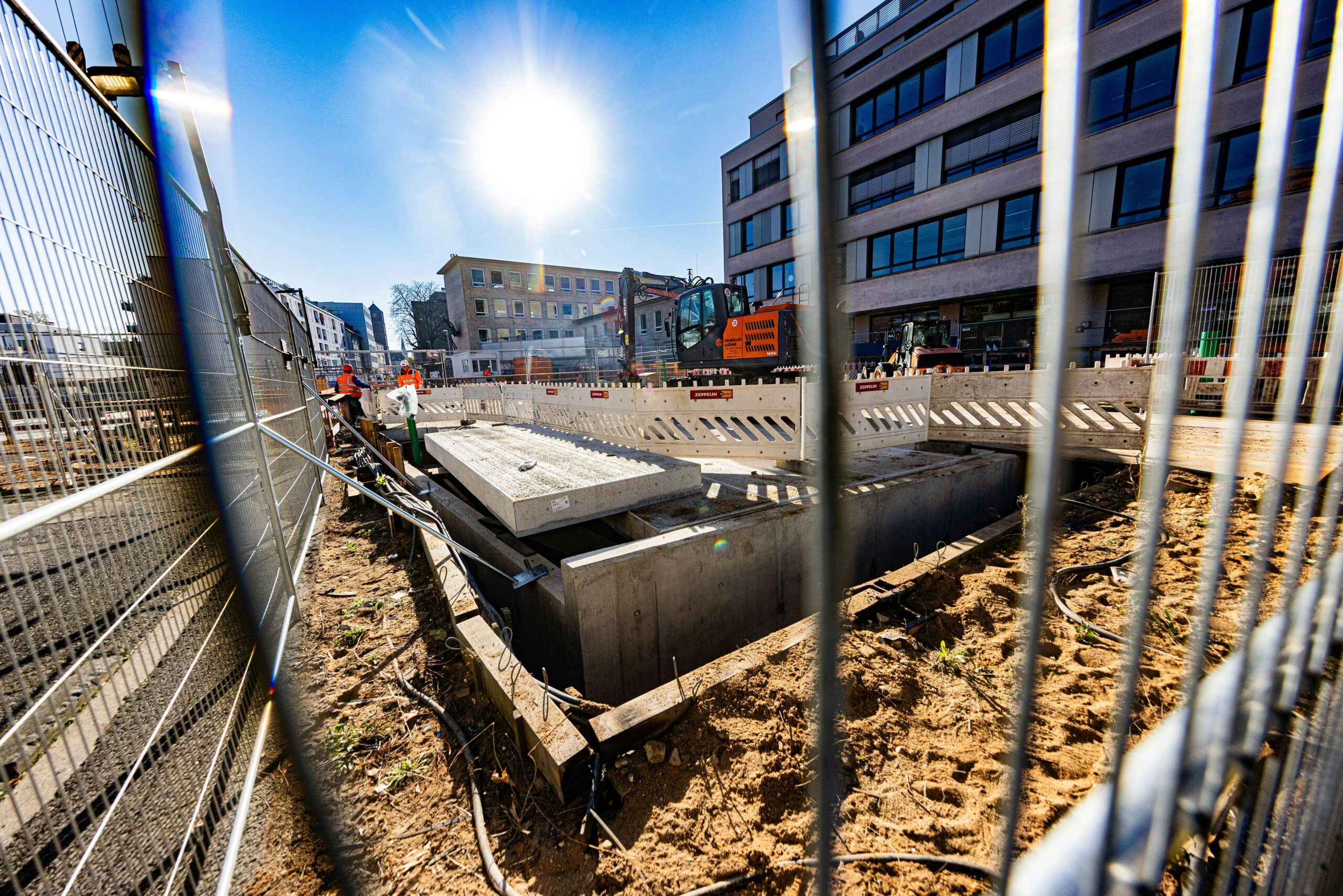 KVB-Baustelle in Köln: Nächste Phase für die Grube am Waidmarkt startet