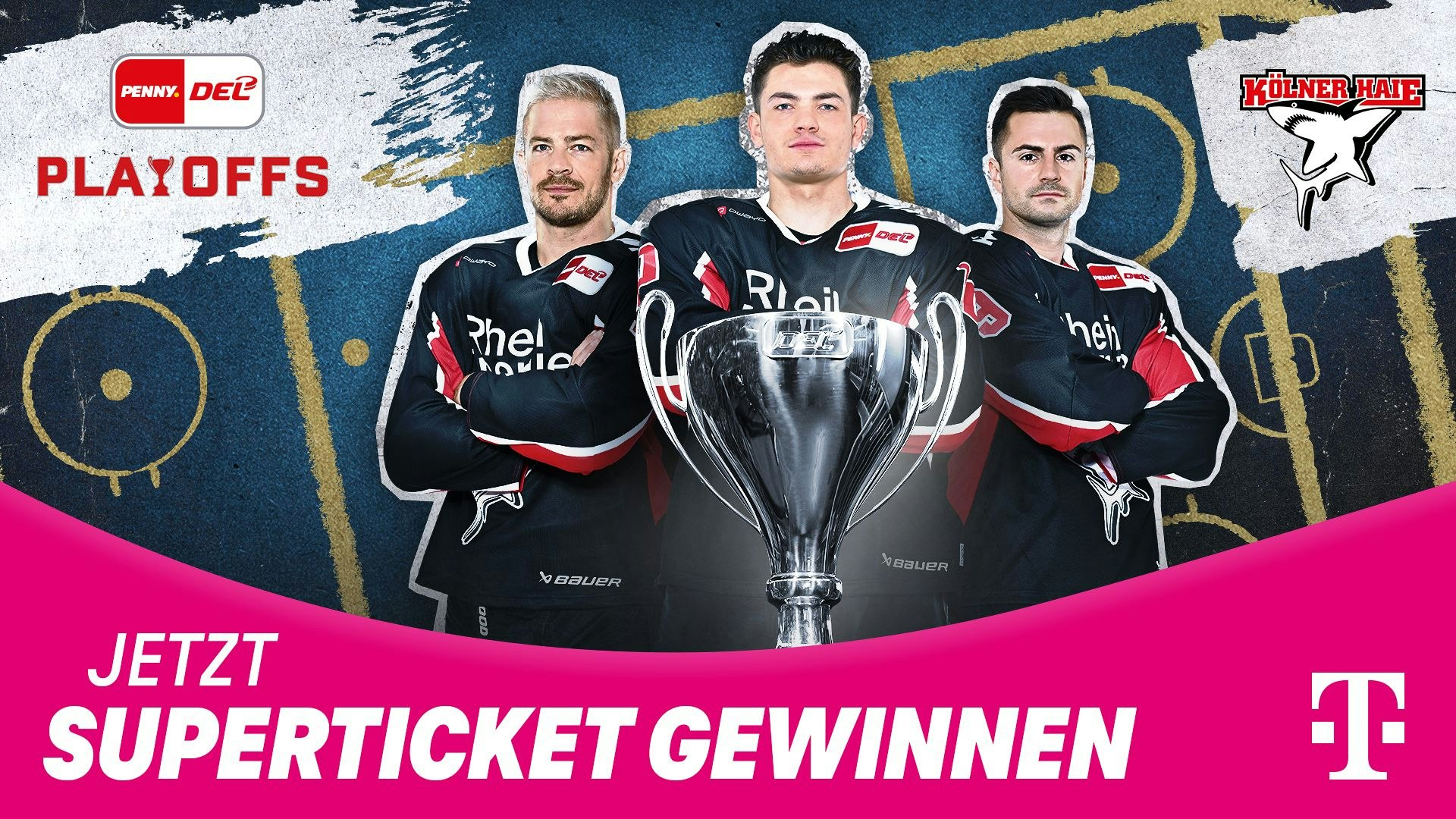 Verlosung: Gewinnen Sie 2 VIP-Supertickets für alle Playoff-Spiele der Kölner Haie